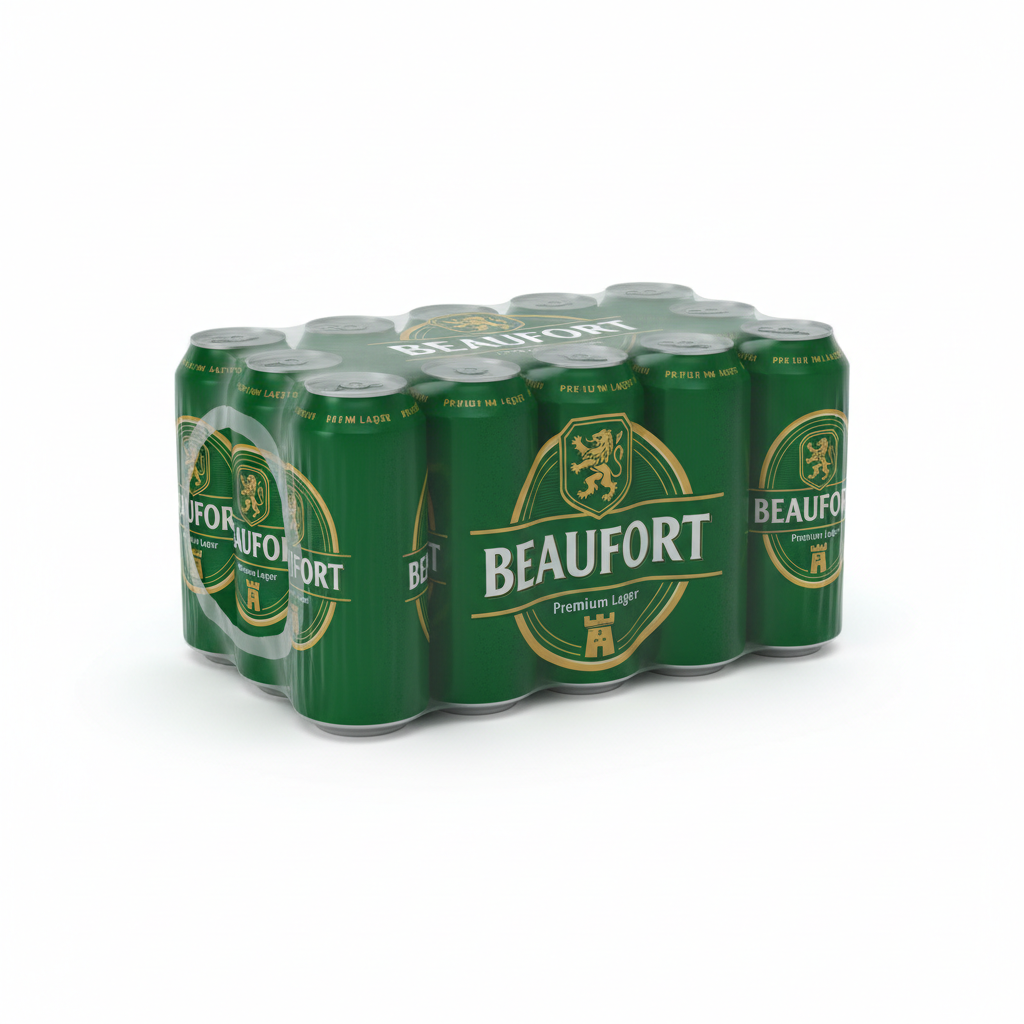 Beaufort Bière Blonde — pack 24 canettes emballage vert
