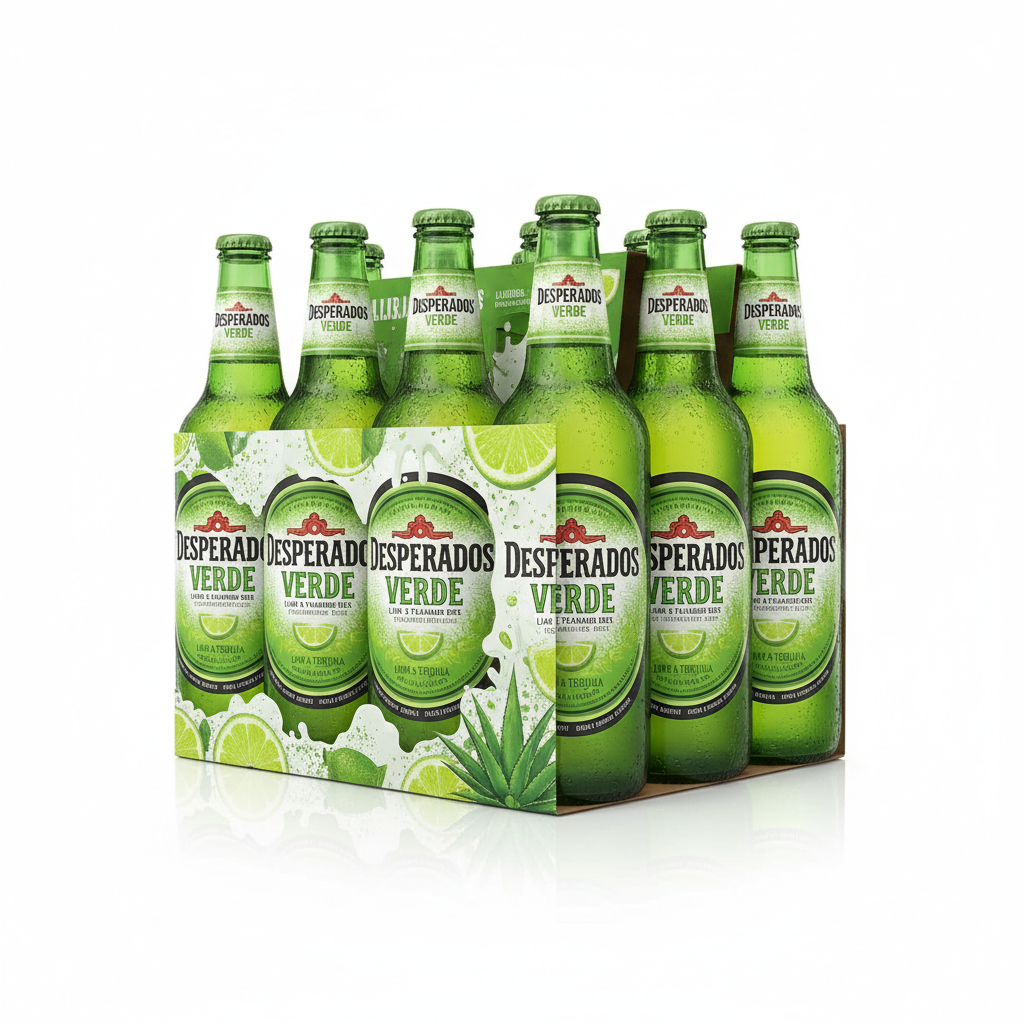 Desperados Verde Citron Vert — pack de 24 bouteilles