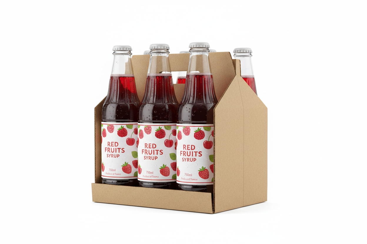 Sirop Fruits Rouges 75cl - Carton de 6