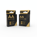 Piles alcalines AA AAA lot de 12
