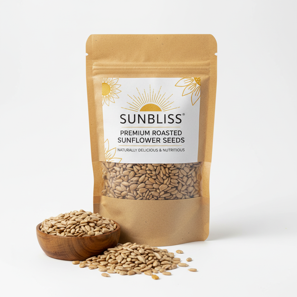 Graines de tournesol en carton
