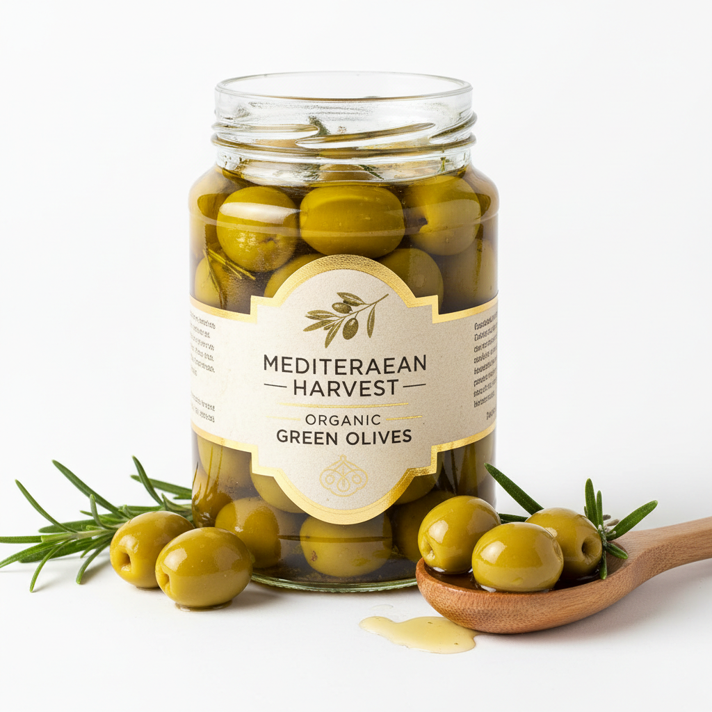 Olives Vertes Denoyautées 350g