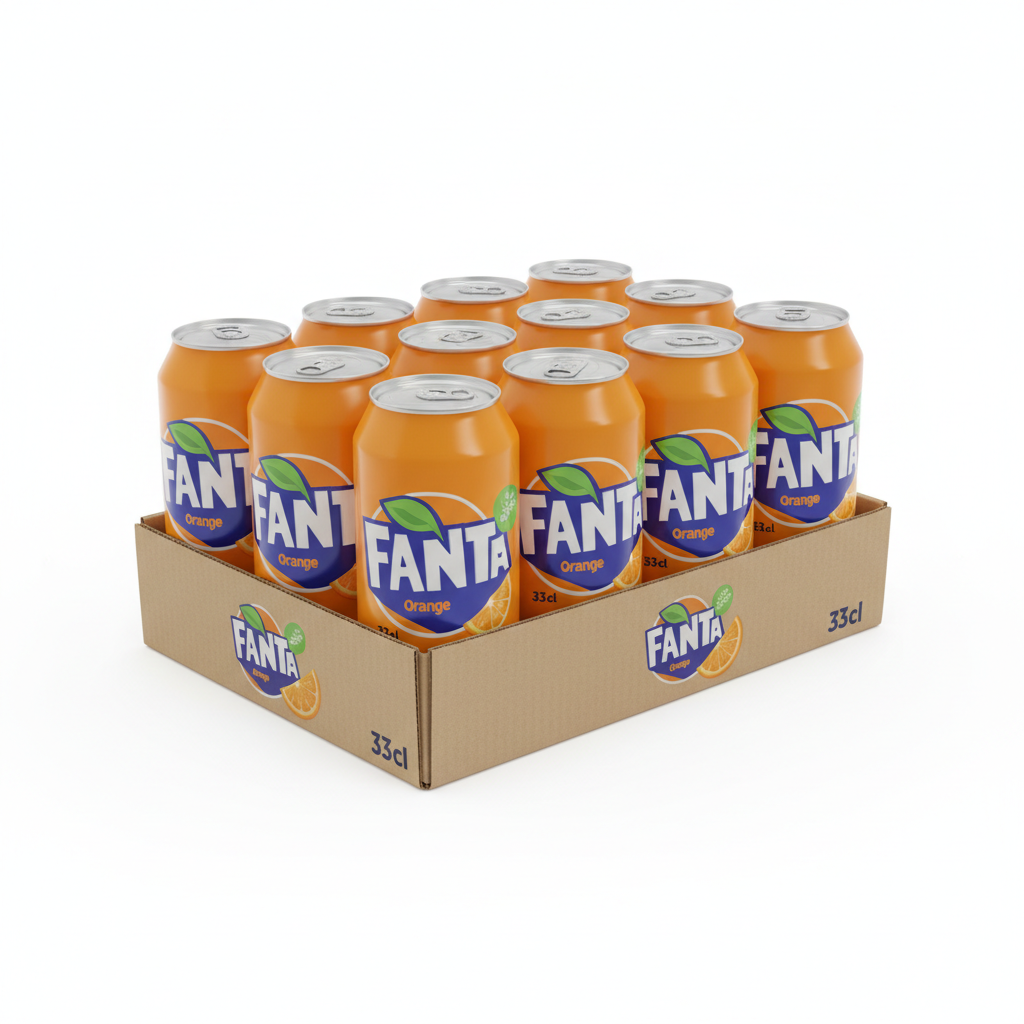 Fanta Orange Pack 24 canettes