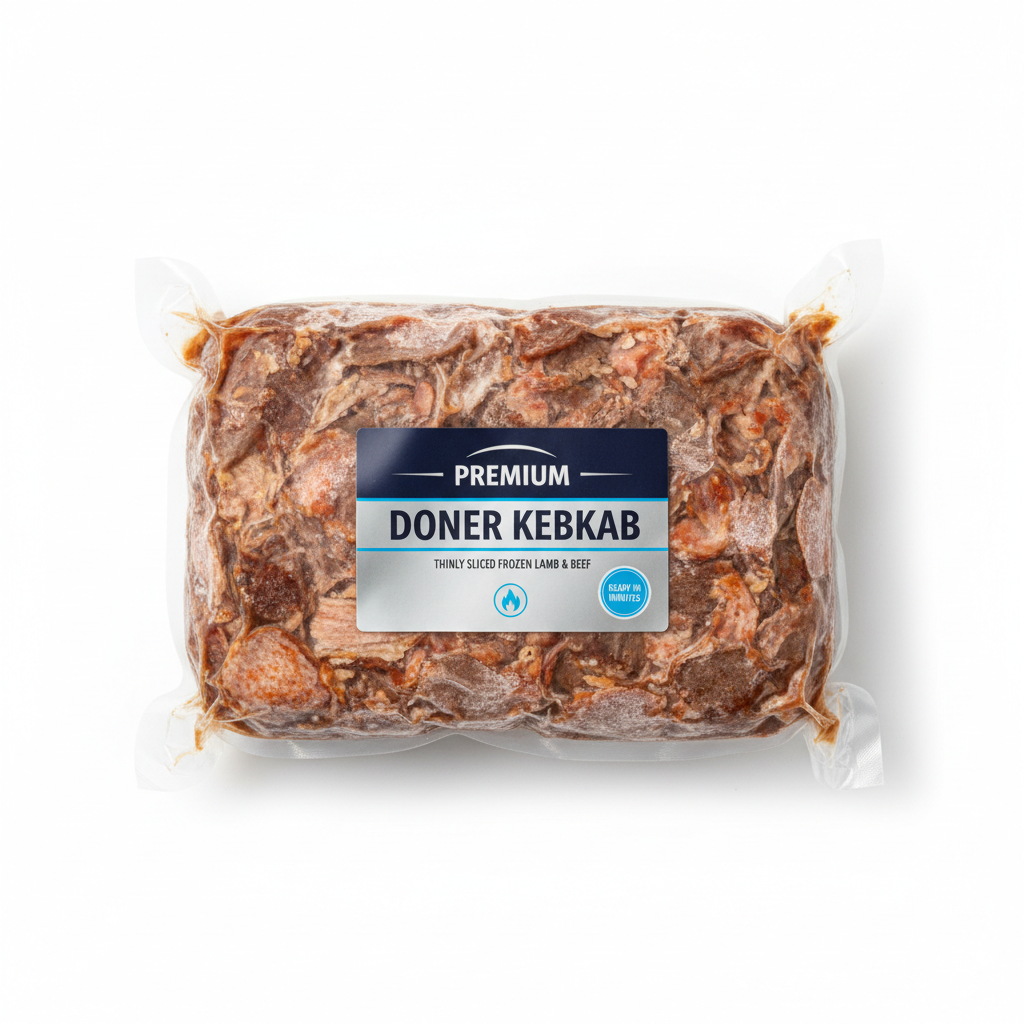 Viande Kebab Surgelée Assaisonnée 500g