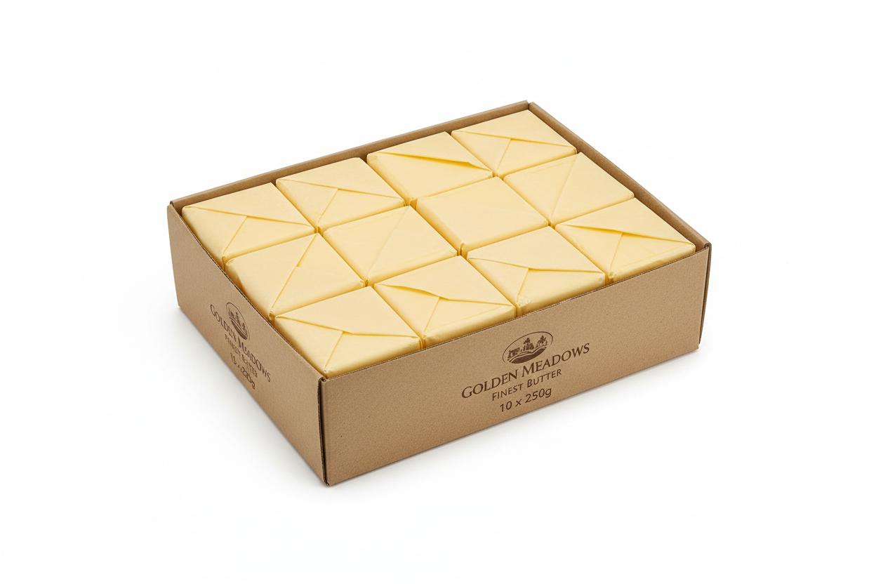 Carton de 10 plaquettes de beurre doux 250g