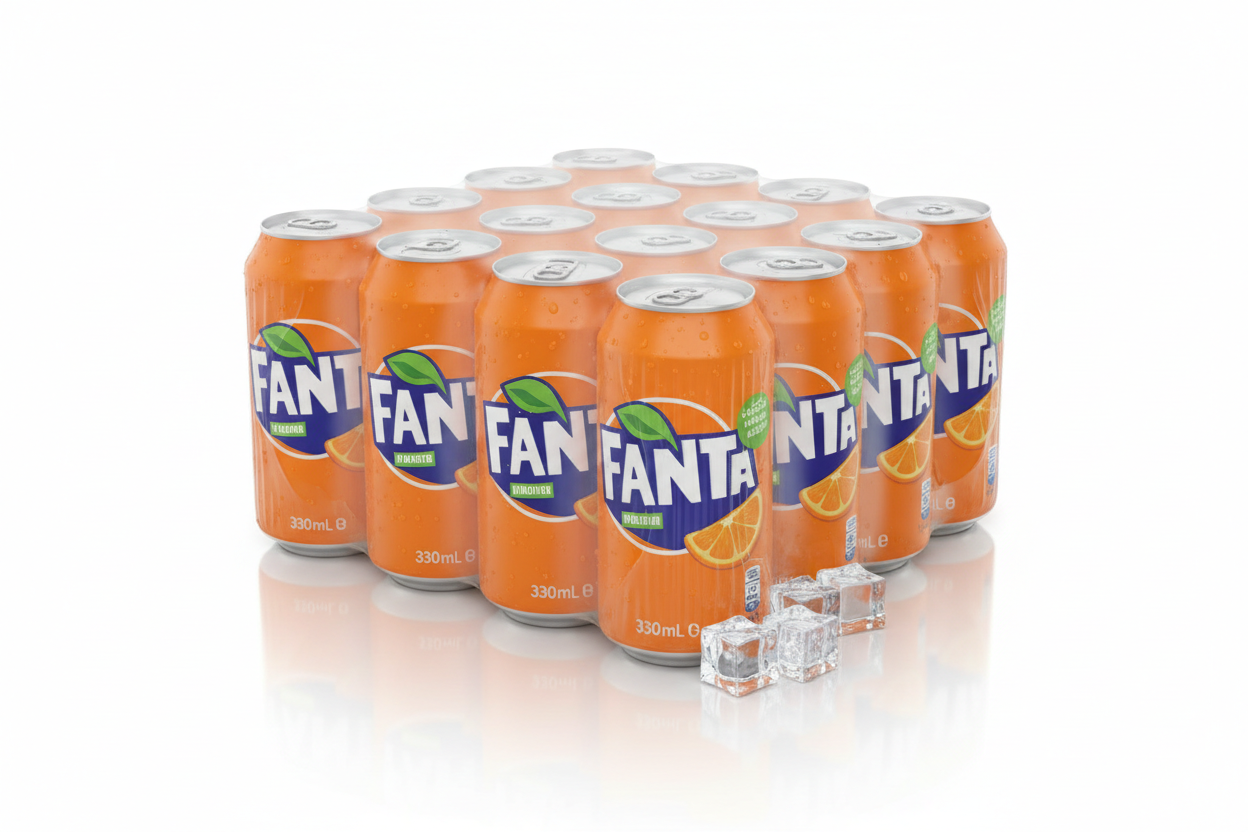 Pack de 24 canettes Fanta Orange 33cl