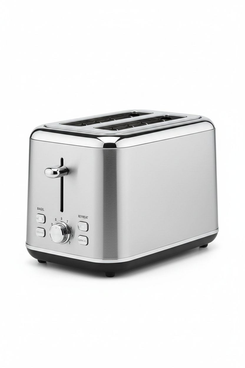 Grille-pain Inox 2 Fentes 900W