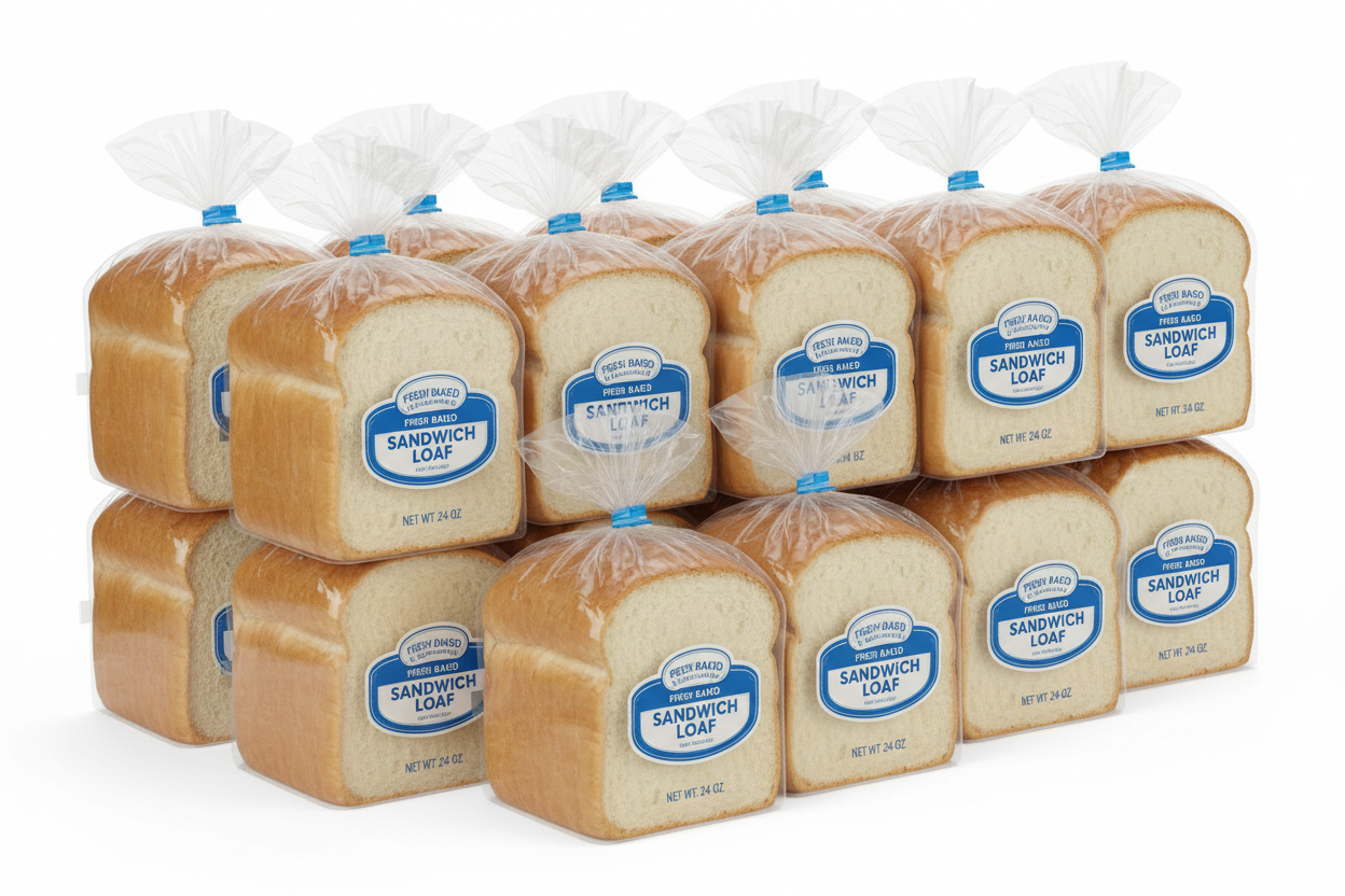 Lot de 10 paquets de pain de mie moelleux