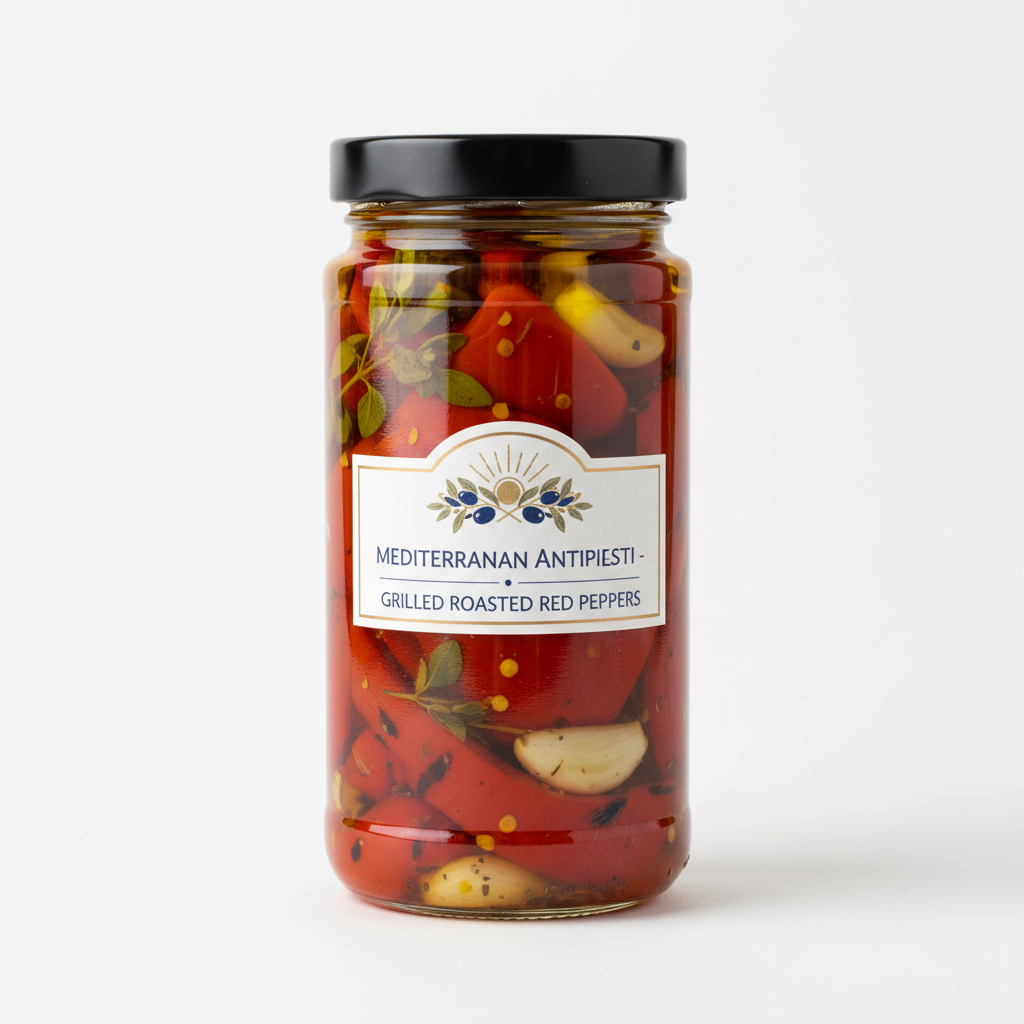 Poivrons Grillés à l'Huile d'Olive 280g