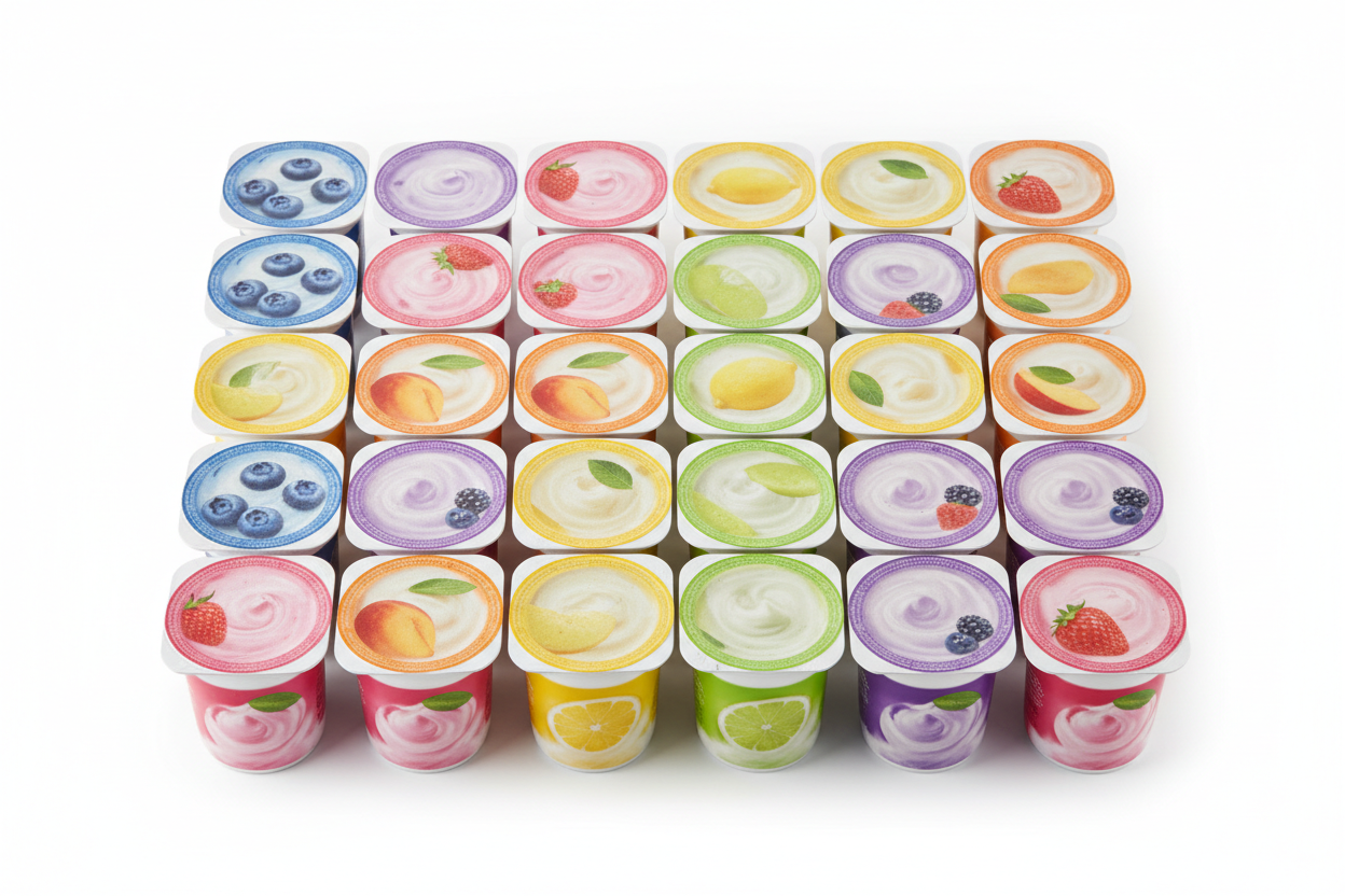 Pack de 24 pots de yaourts nature 125g