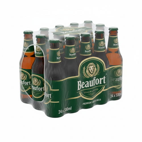 Beaufort Bière Blonde — pack de 24 bouteilles emballage vert