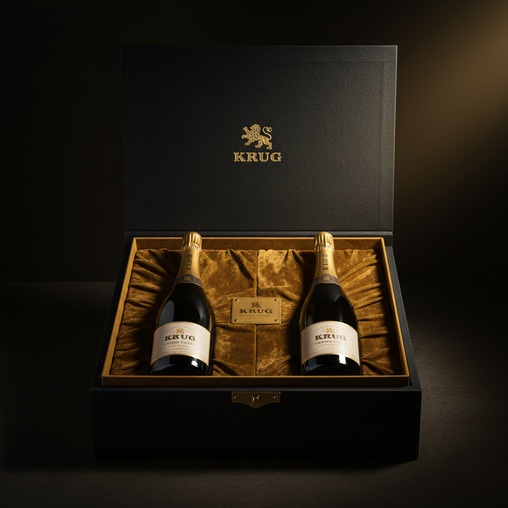 Krug Grande Cuvée — coffret luxe 2 bouteilles